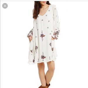 Free People Dresses - Free People Oxford Embroidered Swing Dress Free People Dresses - Free People Oxford Embroidered Swing Dress